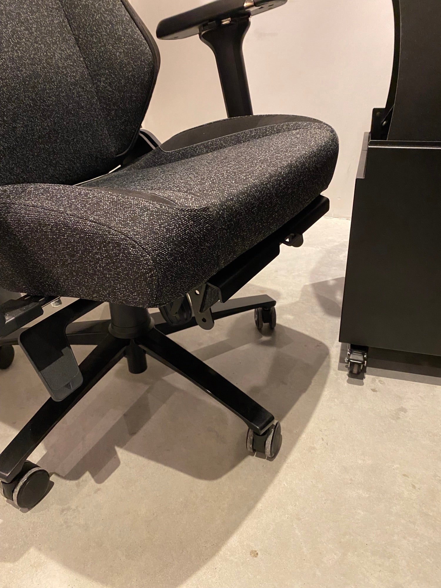 sim racing pedal mount for office chair Desk chair mount